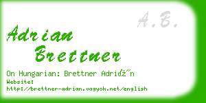 adrian brettner business card